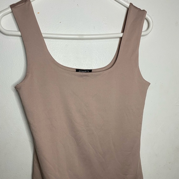 Soft thick beige tank top… brand new! - Picture 2 of 3